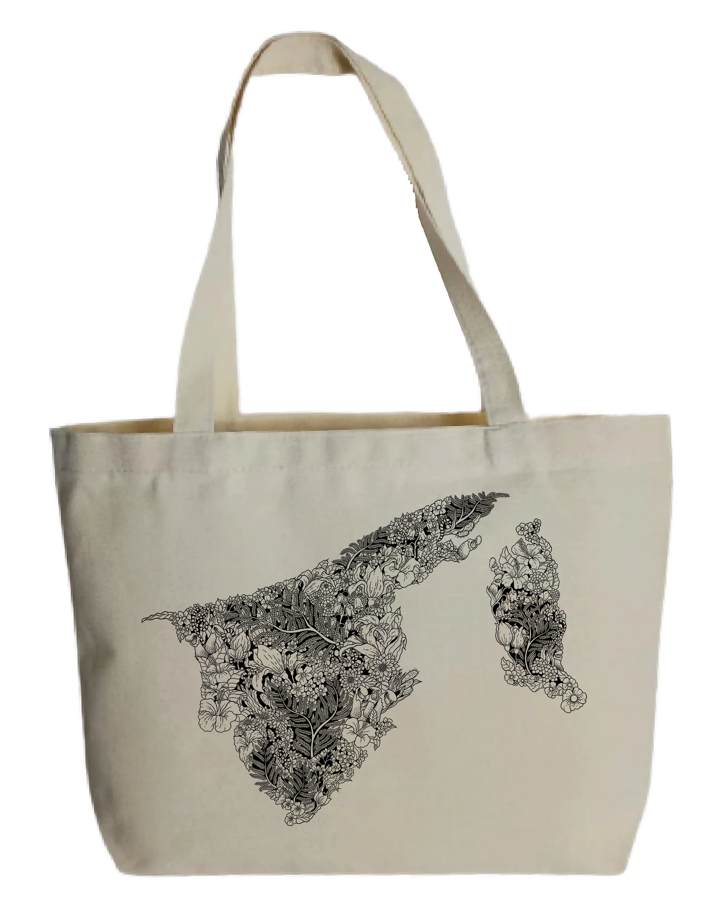 Botanical Map of Brunei - Tote Bag